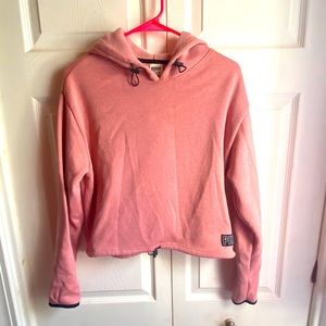 PINK crop hoodie